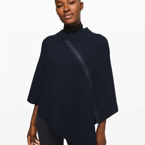 Lululemon On The Go Poncho in True Navy | One Size | OS